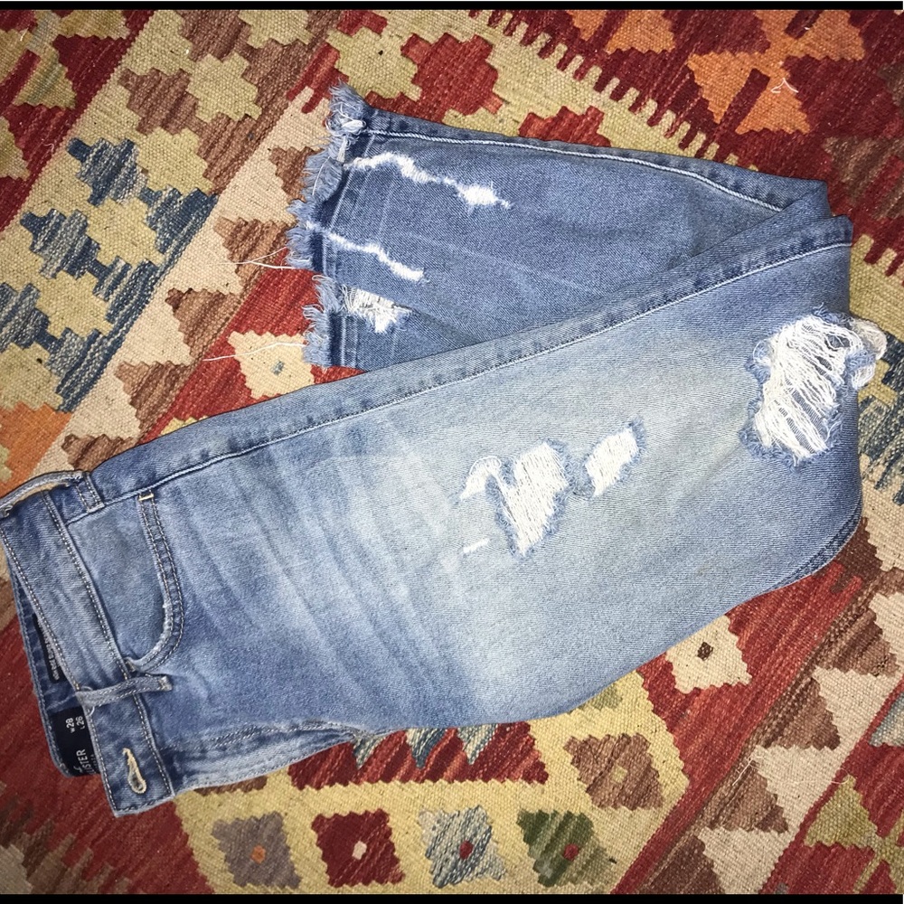 Hollister ripped jeans